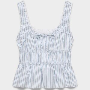 Aritzia Sunday Beat Helena Poplin Top